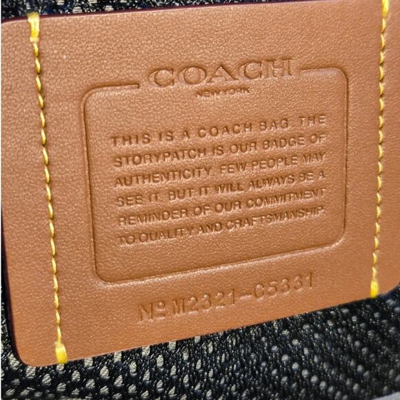 Coach C5331 Gotham Pebble Leather Gray Messenger Sling Pack Utility Backpack Bag - Picture 6 of 7